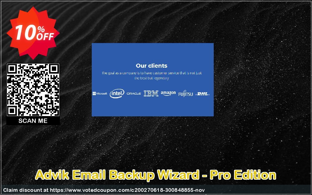 Advik Email Backup Wizard - Pro Edition Coupon, discount Coupon code Advik Email Backup Wizard - Pro Edition. Promotion: Advik Email Backup Wizard - Pro Edition Exclusive offer 