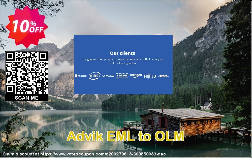 Advik EML to OLM Coupon, discount Coupon code Advik EML to OLM - Personal License. Promotion: Advik EML to OLM - Personal License Exclusive offer 