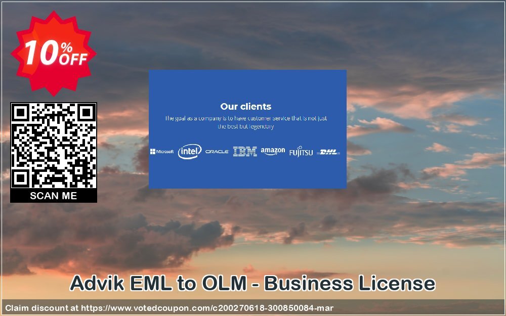 Advik EML to OLM - Business Plan Coupon Code Apr 2024, 10% OFF - VotedCoupon