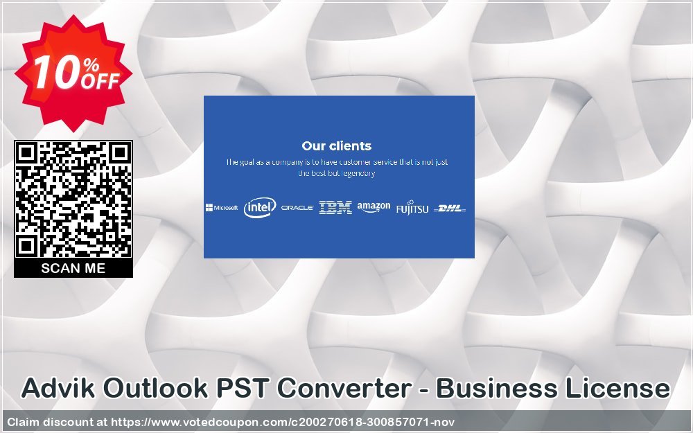 Advik Outlook PST Converter - Business Plan Coupon, discount Coupon code Advik Outlook PST Converter - Business License. Promotion: Advik Outlook PST Converter - Business License Exclusive offer 