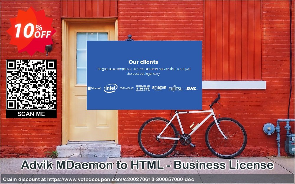 Advik MDaemon to HTML - Business Plan Coupon, discount Coupon code Advik MDaemon to HTML - Business License. Promotion: Advik MDaemon to HTML - Business License Exclusive offer 