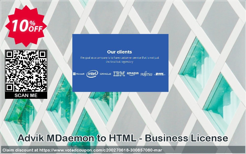 Advik MDaemon to HTML - Business Plan Coupon, discount Coupon code Advik MDaemon to HTML - Business License. Promotion: Advik MDaemon to HTML - Business License Exclusive offer 