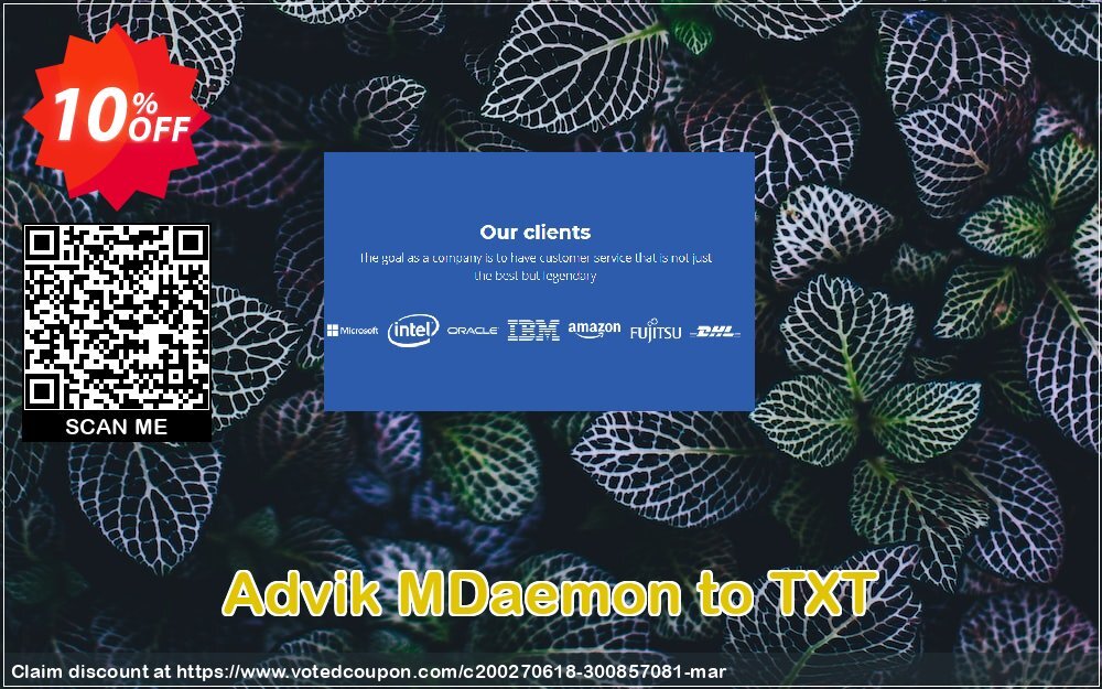 Advik MDaemon to TXT Coupon Code Apr 2024, 10% OFF - VotedCoupon