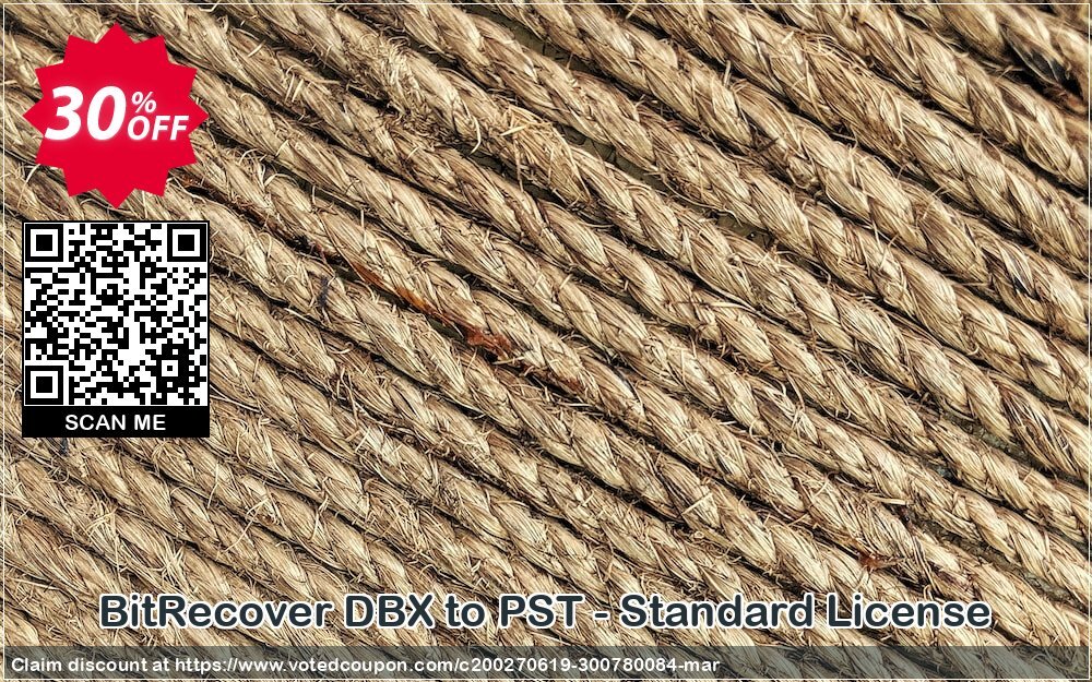 BitRecover DBX to PST - Standard Plan Coupon, discount Coupon code DBX to PST - Standard License. Promotion: DBX to PST - Standard License offer from BitRecover