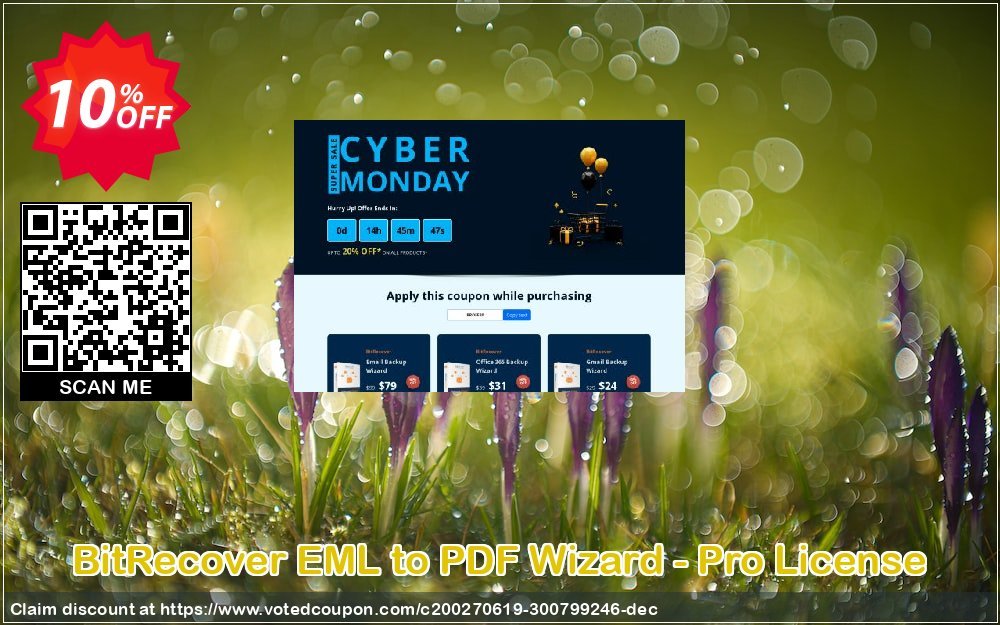 BitRecover EML to PDF Wizard - Pro Plan Coupon Code Apr 2024, 10% OFF - VotedCoupon