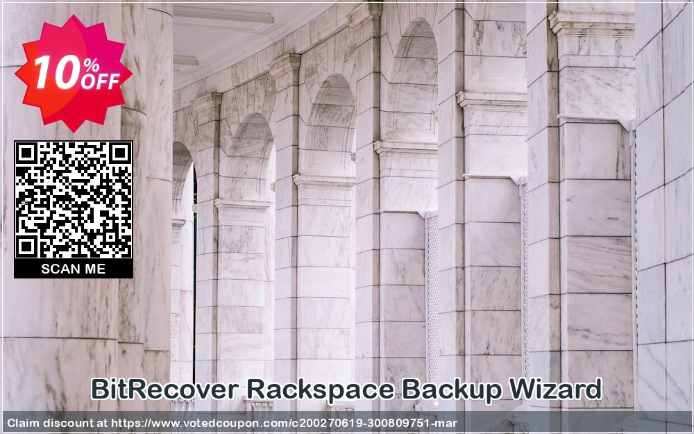 BitRecover Rackspace Backup Wizard Coupon, discount Coupon code Rackspace Backup Wizard - Standard License. Promotion: Rackspace Backup Wizard - Standard License offer from BitRecover