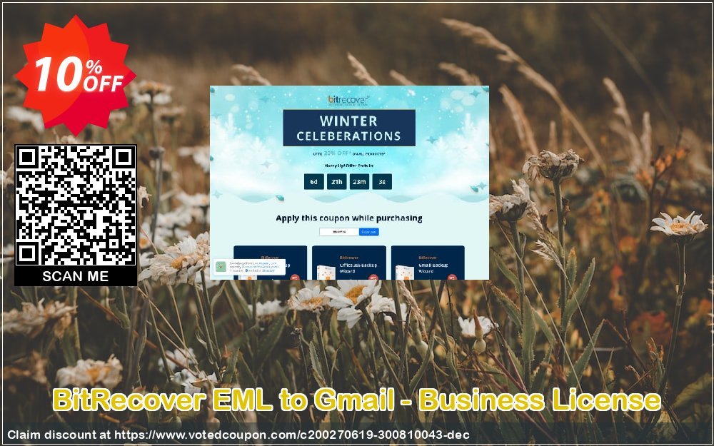 BitRecover EML to Gmail - Business Plan Coupon, discount Coupon code BitRecover EML to Gmail - Business License. Promotion: BitRecover EML to Gmail - Business License Exclusive offer 