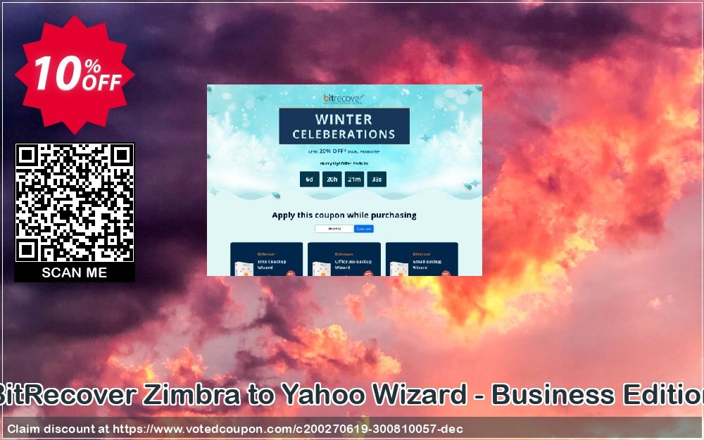 BitRecover Zimbra to Yahoo Wizard - Business Edition Coupon Code Apr 2024, 10% OFF - VotedCoupon
