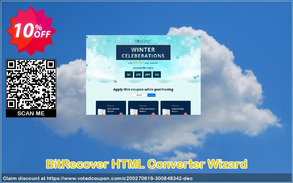 BitRecover HTML Converter Wizard Coupon, discount Coupon code BitRecover HTML Converter Wizard - Standard License. Promotion: BitRecover HTML Converter Wizard - Standard License Exclusive offer 