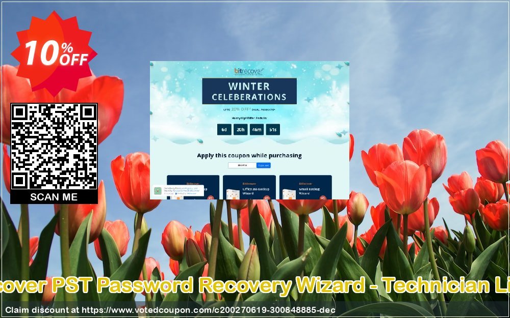 BitRecover PST Password Recovery Wizard - Technician Plan Coupon, discount Coupon code BitRecover PST Password Recovery Wizard - Technician License. Promotion: BitRecover PST Password Recovery Wizard - Technician License Exclusive offer 