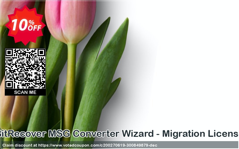 BitRecover MSG Converter Wizard - Migration Plan Coupon, discount Coupon code BitRecover MSG Converter Wizard - Migration License. Promotion: BitRecover MSG Converter Wizard - Migration License Exclusive offer 