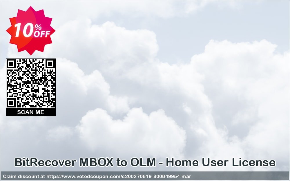 BitRecover MBOX to OLM - Home User Plan Coupon, discount Coupon code BitRecover MBOX to OLM - Home User License. Promotion: BitRecover MBOX to OLM - Home User License Exclusive offer 