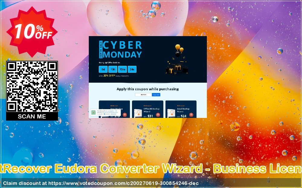BitRecover Eudora Converter Wizard - Business Plan Coupon, discount Coupon code Eudora Converter Wizard - Business License. Promotion: Eudora Converter Wizard - Business License offer from BitRecover