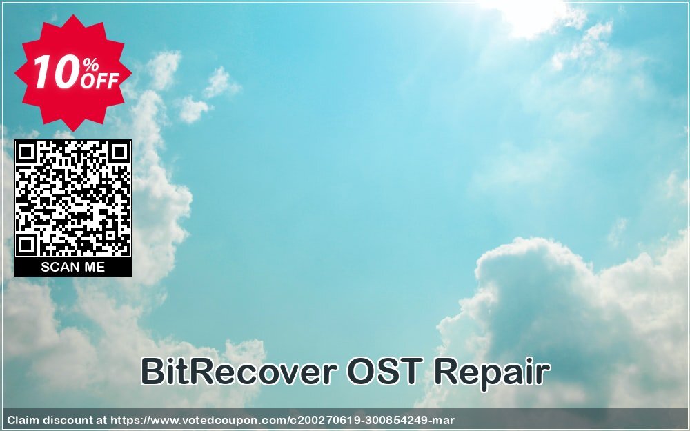 BitRecover OST Repair Coupon, discount Coupon code BitRecover OST Repair - Standard License. Promotion: BitRecover OST Repair - Standard License Exclusive offer 