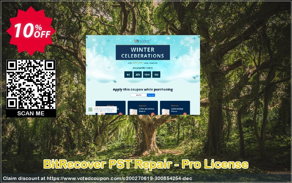 BitRecover PST Repair - Pro Plan Coupon, discount Coupon code BitRecover PST Repair - Pro License. Promotion: BitRecover PST Repair - Pro License Exclusive offer 