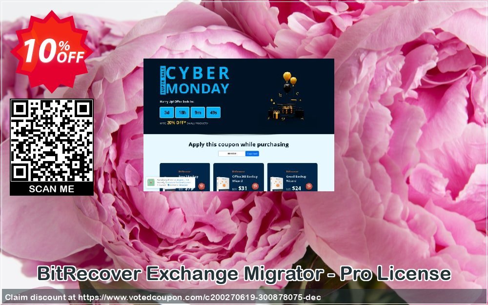 BitRecover Exchange Migrator - Pro Plan Coupon, discount Coupon code Exchange Migrator - Pro License. Promotion: Exchange Migrator - Pro License offer from BitRecover