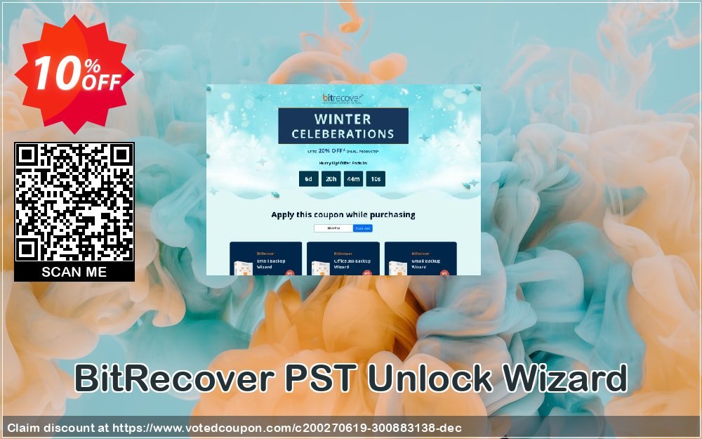 BitRecover PST Unlock Wizard Coupon, discount Coupon code BitRecover PST Unlock Wizard - Personal License. Promotion: BitRecover PST Unlock Wizard - Personal License Exclusive offer 