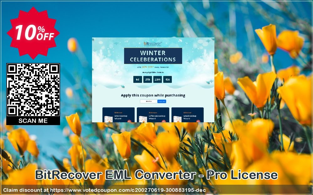 BitRecover EML Converter - Pro Plan Coupon Code Jun 2024, 10% OFF - VotedCoupon
