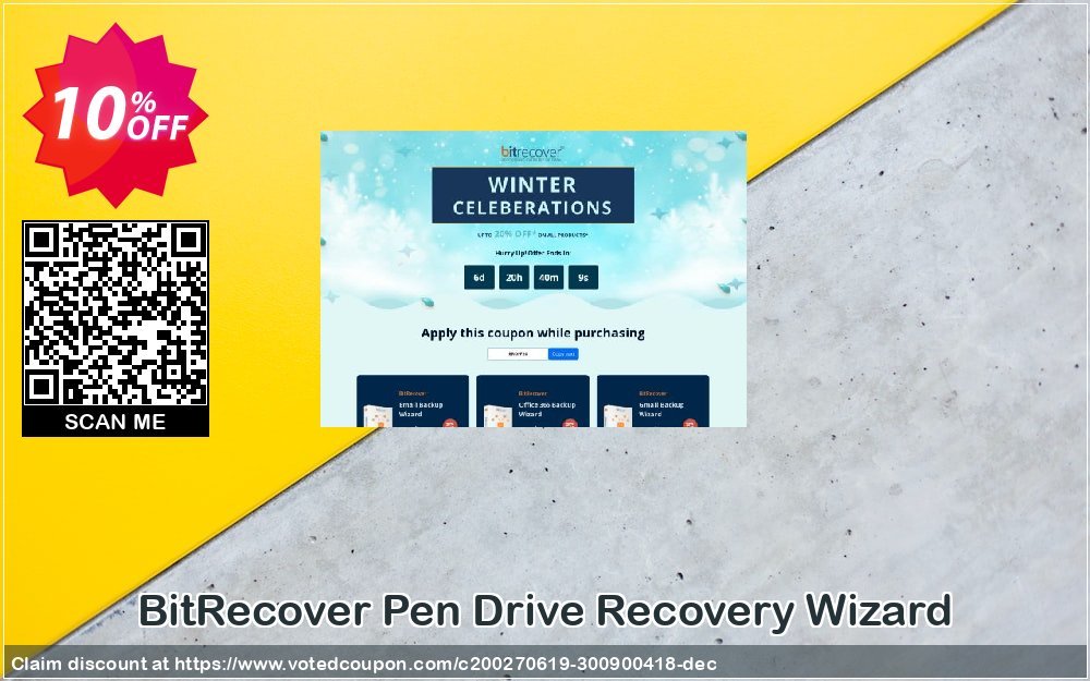 BitRecover Pen Drive Recovery Wizard Coupon Code Jun 2024, 10% OFF - VotedCoupon