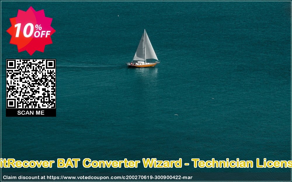 BitRecover BAT Converter Wizard - Technician Plan Coupon, discount Coupon code BitRecover BAT Converter Wizard - Technician License. Promotion: BitRecover BAT Converter Wizard - Technician License Exclusive offer 