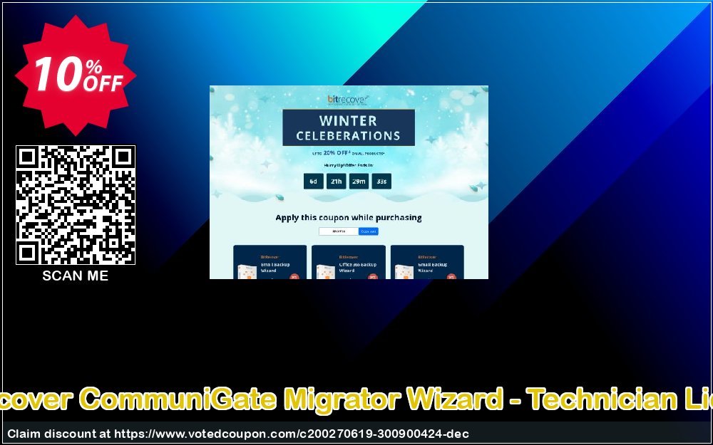 BitRecover CommuniGate Migrator Wizard - Technician Plan Coupon Code Apr 2024, 10% OFF - VotedCoupon