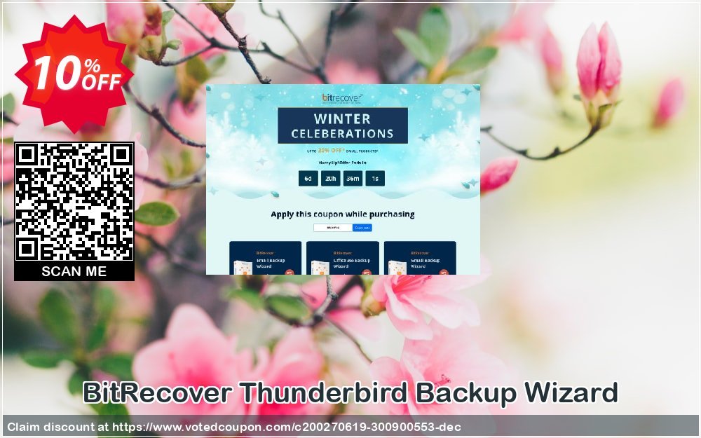 BitRecover Thunderbird Backup Wizard Coupon, discount Coupon code BitRecover Thunderbird Backup Wizard - Personal License. Promotion: BitRecover Thunderbird Backup Wizard - Personal License Exclusive offer 