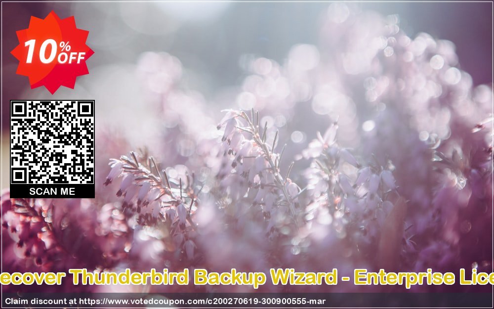 BitRecover Thunderbird Backup Wizard - Enterprise Plan Coupon, discount Coupon code BitRecover Thunderbird Backup Wizard - Enterprise License. Promotion: BitRecover Thunderbird Backup Wizard - Enterprise License Exclusive offer 