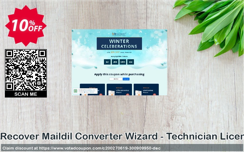 BitRecover Maildil Converter Wizard - Technician Plan Coupon, discount Coupon code BitRecover Maildil Converter Wizard - Technician License. Promotion: BitRecover Maildil Converter Wizard - Technician License Exclusive offer 