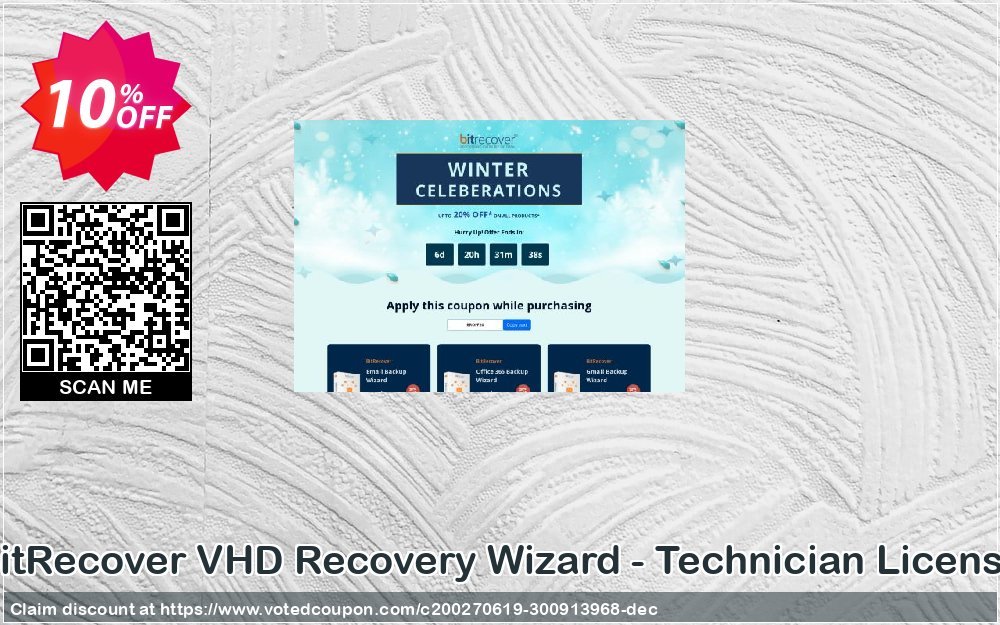BitRecover VHD Recovery Wizard - Technician Plan Coupon Code May 2024, 10% OFF - VotedCoupon