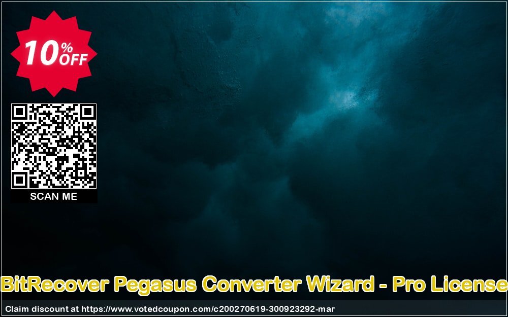 BitRecover Pegasus Converter Wizard - Pro Plan Coupon, discount Coupon code BitRecover Pegasus Converter Wizard - Pro License. Promotion: BitRecover Pegasus Converter Wizard - Pro License Exclusive offer 