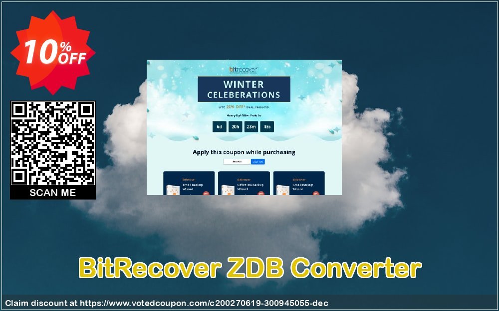 BitRecover ZDB Converter Coupon, discount Coupon code BitRecover ZDB Converter - Standard License. Promotion: BitRecover ZDB Converter - Standard License Exclusive offer 