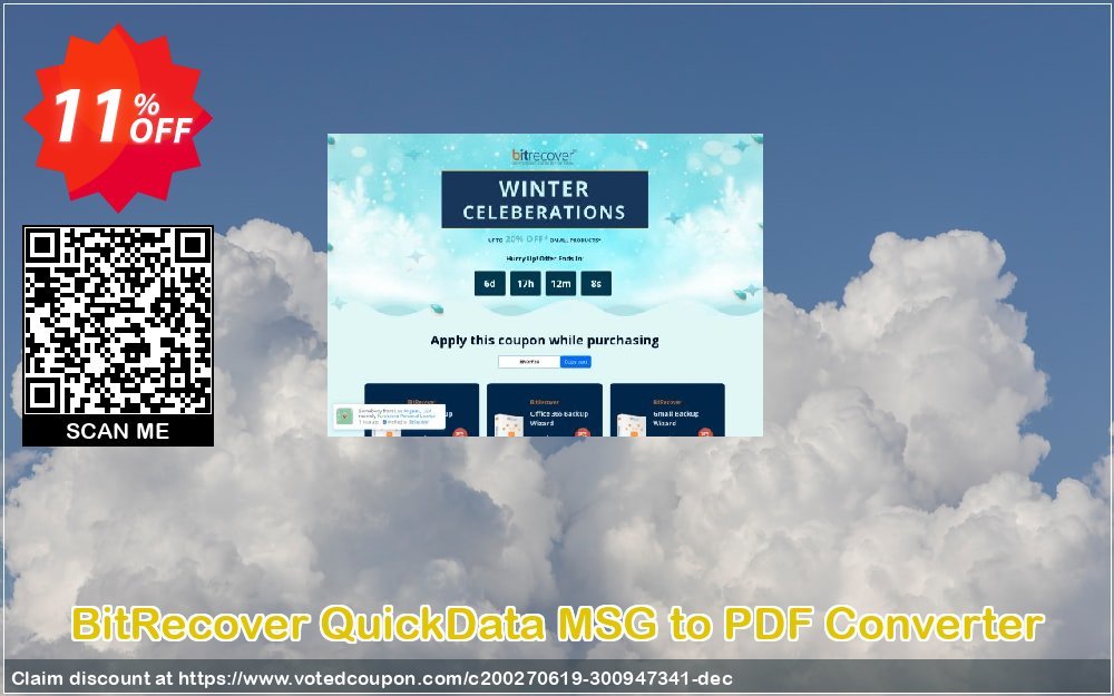 BitRecover QuickData MSG to PDF Converter Coupon Code Apr 2024, 11% OFF - VotedCoupon