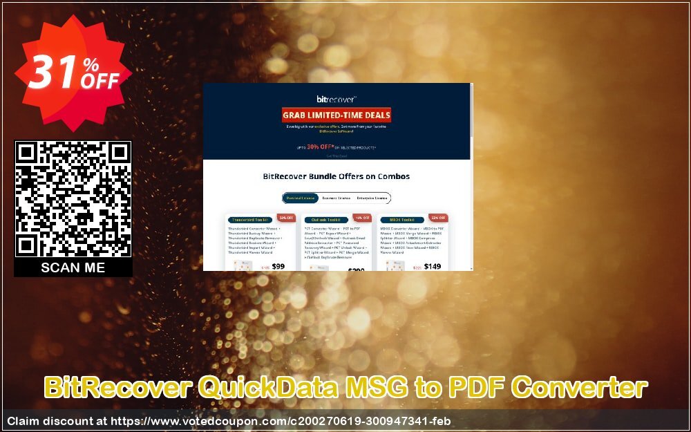 BitRecover QuickData MSG to PDF Converter Coupon Code Apr 2024, 11% OFF - VotedCoupon