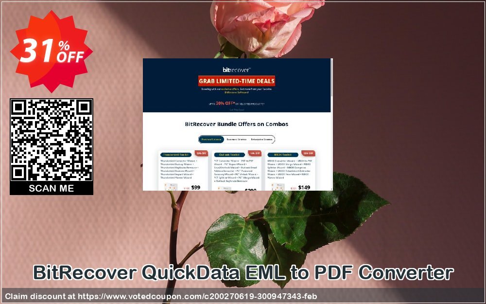 BitRecover QuickData EML to PDF Converter Coupon Code May 2024, 11% OFF - VotedCoupon