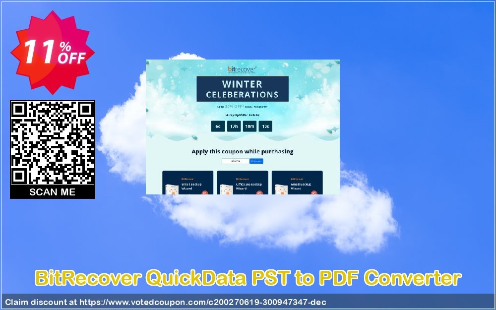 BitRecover QuickData PST to PDF Converter Coupon Code Apr 2024, 11% OFF - VotedCoupon