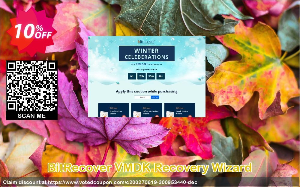BitRecover VMDK Recovery Wizard Coupon, discount Coupon code BitRecover VMDK Recovery Wizard - Personal License. Promotion: BitRecover VMDK Recovery Wizard - Personal License Exclusive offer 