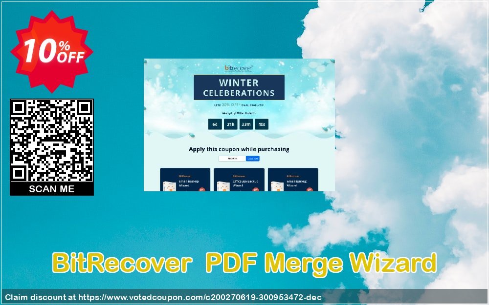 BitRecover  PDF Merge Wizard Coupon, discount Coupon code BitRecover  PDF Merge Wizard - Personal License. Promotion: BitRecover  PDF Merge Wizard - Personal License Exclusive offer 