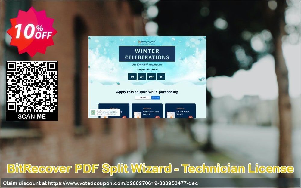 BitRecover PDF Split Wizard - Technician Plan Coupon, discount Coupon code BitRecover PDF Split Wizard - Technician License. Promotion: BitRecover PDF Split Wizard - Technician License Exclusive offer 