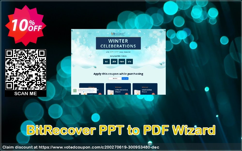 BitRecover PPT to PDF Wizard Coupon, discount Coupon code BitRecover PPT to PDF Wizard - Personal License. Promotion: BitRecover PPT to PDF Wizard - Personal License Exclusive offer 