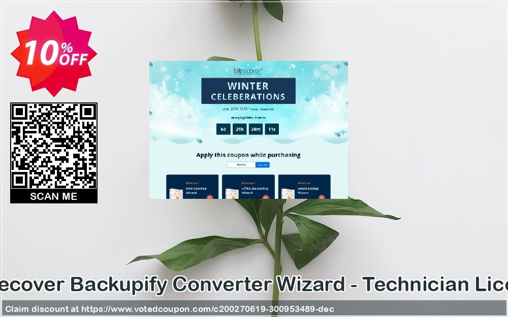 BitRecover Backupify Converter Wizard - Technician Plan Coupon, discount Coupon code BitRecover Backupify Converter Wizard - Technician License. Promotion: BitRecover Backupify Converter Wizard - Technician License Exclusive offer 