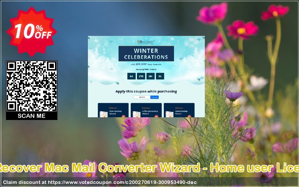 BitRecover MAC Mail Converter Wizard - Home user Plan Coupon Code Apr 2024, 10% OFF - VotedCoupon