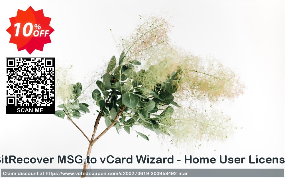 BitRecover MSG to vCard Wizard - Home User Plan Coupon Code Apr 2024, 10% OFF - VotedCoupon