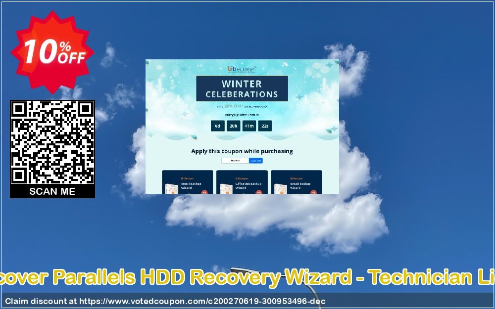 BitRecover Parallels HDD Recovery Wizard - Technician Plan Coupon, discount Coupon code BitRecover Parallels HDD Recovery Wizard - Technician License. Promotion: BitRecover Parallels HDD Recovery Wizard - Technician License Exclusive offer 