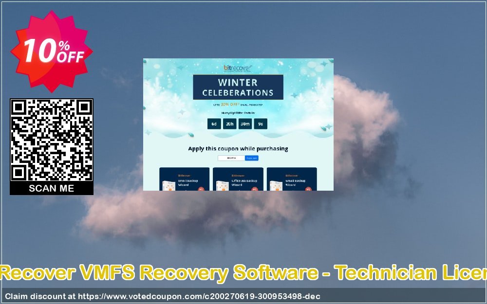 BitRecover VMFS Recovery Software - Technician Plan Coupon, discount Coupon code BitRecover VMFS Recovery Software - Technician License. Promotion: BitRecover VMFS Recovery Software - Technician License Exclusive offer 