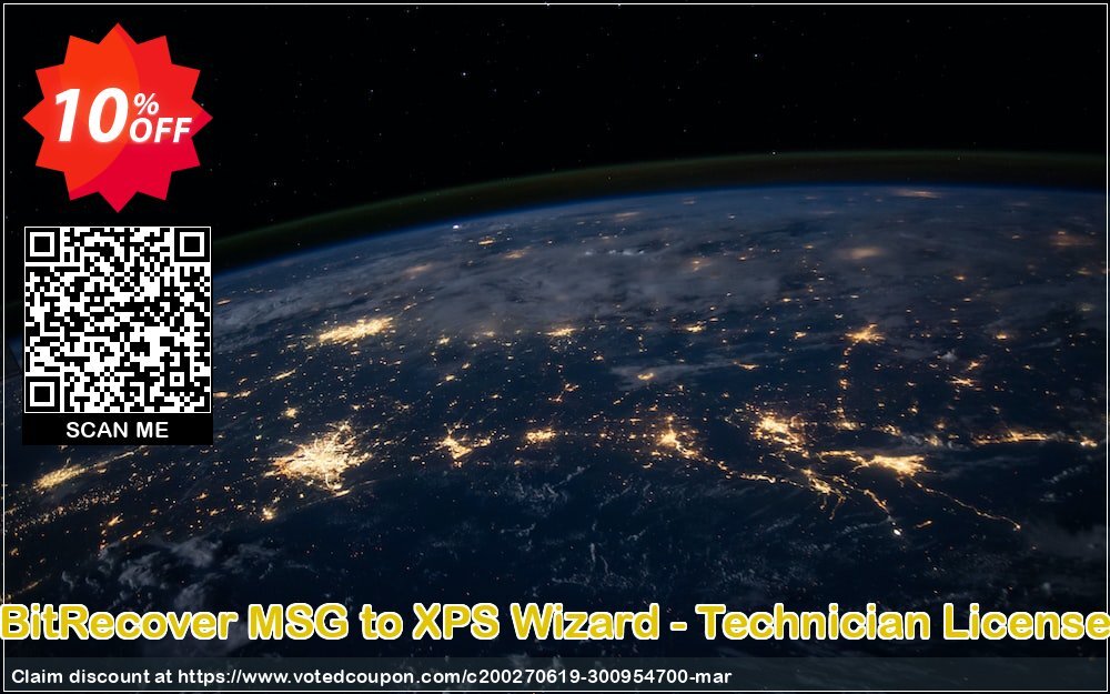 BitRecover MSG to XPS Wizard - Technician Plan Coupon, discount Coupon code BitRecover MSG to XPS Wizard - Technician License. Promotion: BitRecover MSG to XPS Wizard - Technician License Exclusive offer 