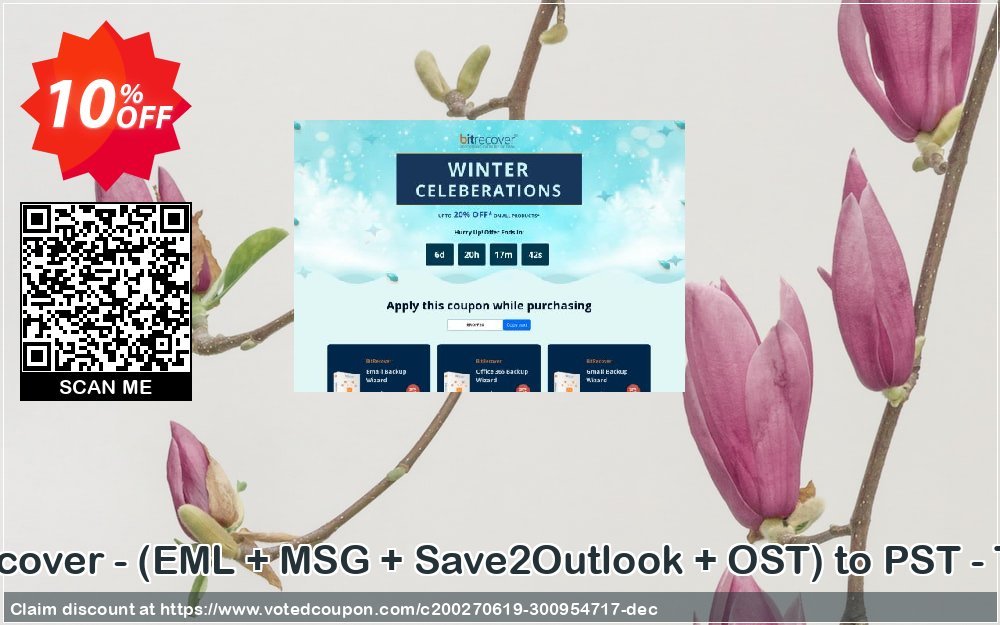 Bundle Offer BitRecover -, EML + MSG + Save2Outlook + OST to PST - Technician Plan Coupon Code Apr 2024, 10% OFF - VotedCoupon