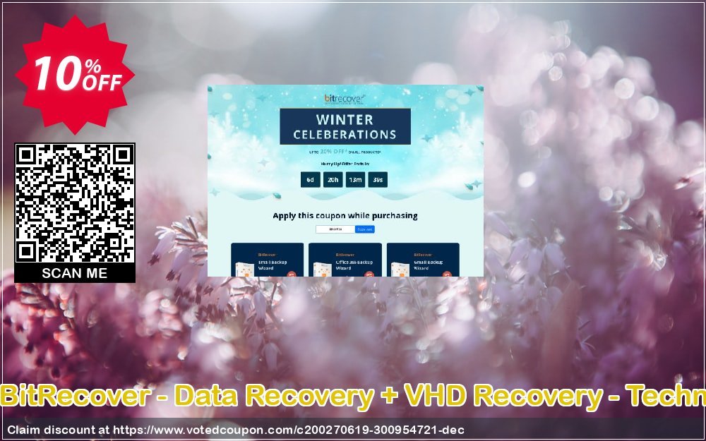 Bundle Offer BitRecover - Data Recovery + VHD Recovery - Technician Plan Coupon, discount Coupon code Bundle Offer BitRecover - Data Recovery + VHD Recovery - Technician License. Promotion: Bundle Offer BitRecover - Data Recovery + VHD Recovery - Technician License Exclusive offer 