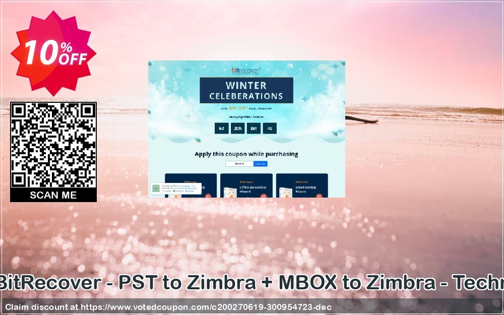 Bundle Offer BitRecover - PST to Zimbra + MBOX to Zimbra - Technician Plan Coupon, discount Coupon code Bundle Offer BitRecover - PST to Zimbra + MBOX to Zimbra - Technician License. Promotion: Bundle Offer BitRecover - PST to Zimbra + MBOX to Zimbra - Technician License Exclusive offer 