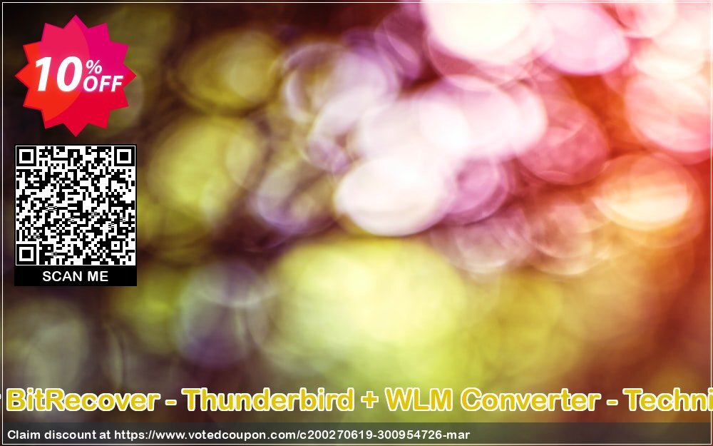 Bundle Offer BitRecover - Thunderbird + WLM Converter - Technician Plan Coupon Code Apr 2024, 10% OFF - VotedCoupon