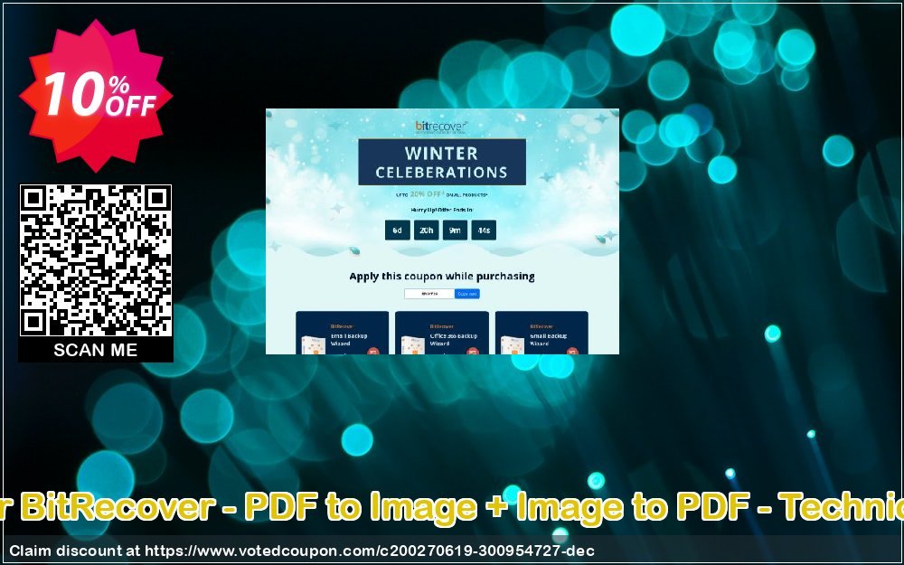 Bundle Offer BitRecover - PDF to Image + Image to PDF - Technician Plan Coupon, discount Coupon code Bundle Offer BitRecover - PDF to Image + Image to PDF - Technician License. Promotion: Bundle Offer BitRecover - PDF to Image + Image to PDF - Technician License Exclusive offer 